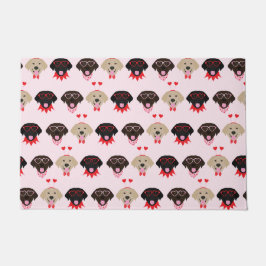 Felpudo Feliz San Valentín Labrador recuperar perros