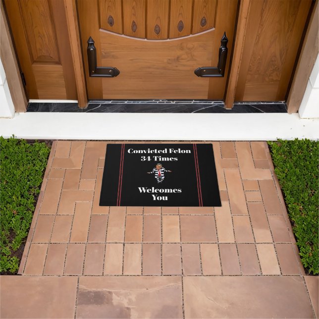 Felpudo Felon Doormat, condenado por Trump (Exterior)