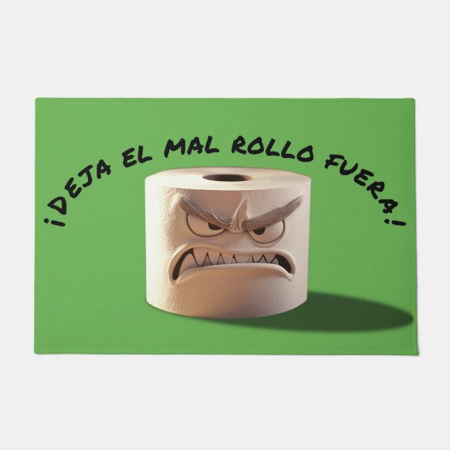 Felpudo Felpudo. ¡Deja el mal rollo fuera! (Anverso)