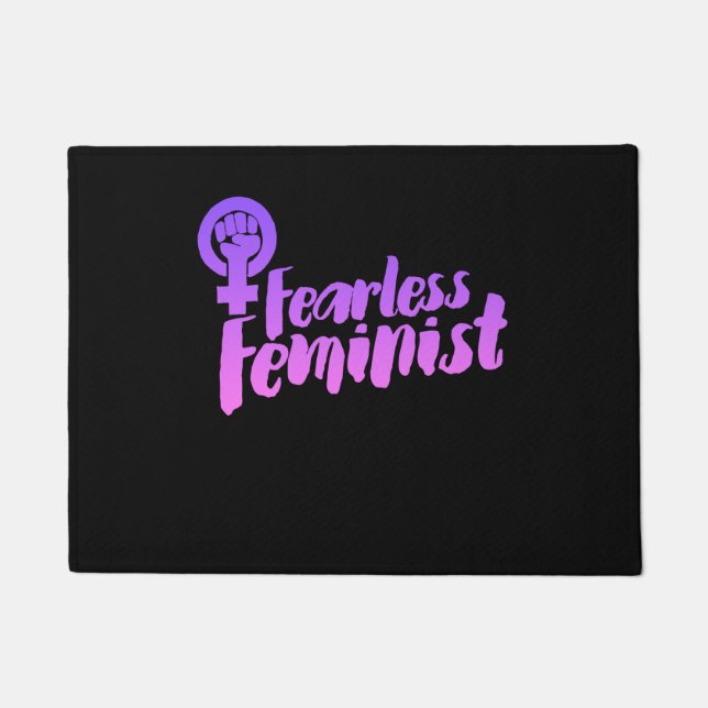 Felpudo Feminista intrépido (Anverso)