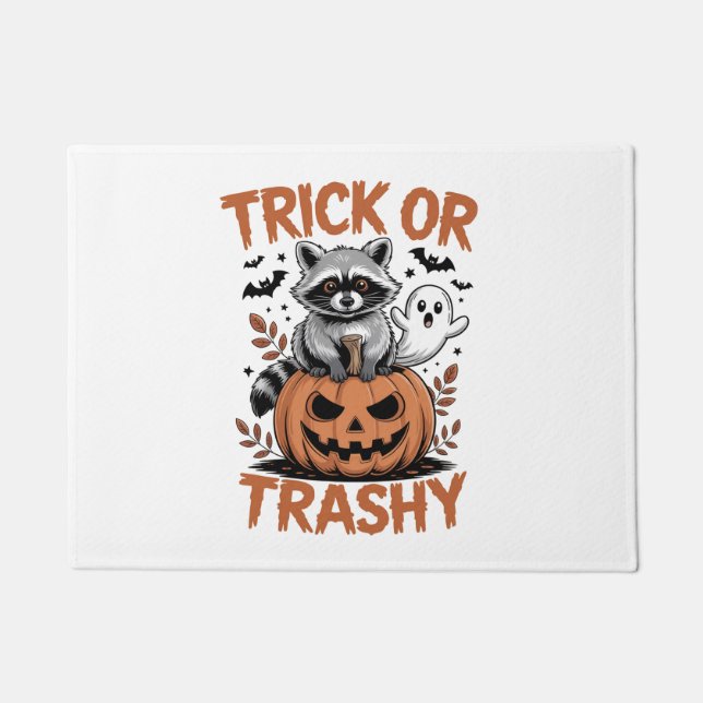 Felpudo Féral Halloween Trick o Trashy (Anverso)