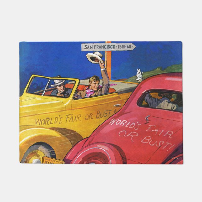 Felpudo Feria o quiebra del mundo (Anverso)