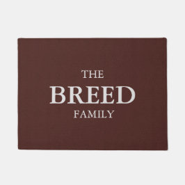 Felpudo Ferra Brown personalizada