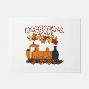 Felpudo Ferrocarril de calabaza de tren de vapor Happy Fal