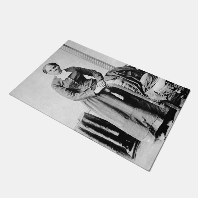 Felpudo Ferrocarril Subterráneo Harriet Tubman Conductor (Angular)