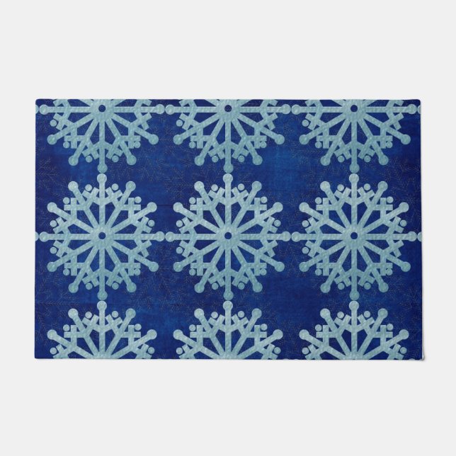 Felpudo Festividad católica de Snowglobe (Anverso)