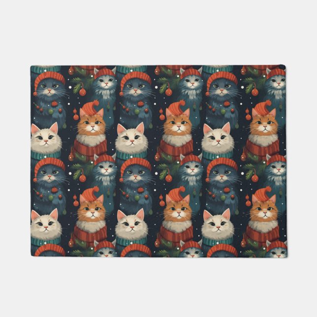 Felpudo Festividad de los gatos (Anverso)