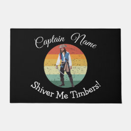 Felpudo Fiesta divertido Blue Pirate Doormat