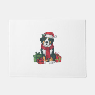 Felpudo Fiesta navideño decoración de perros de montaña su