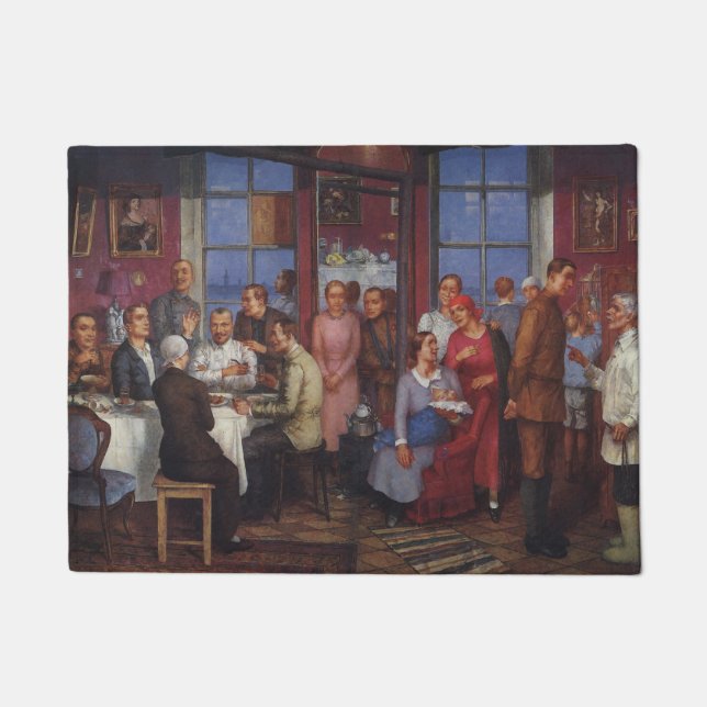 Felpudo Fiesta para el calentamiento de la casa (Anverso)