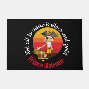 Felpudo Fiesta Pirate Boy Black Doormat