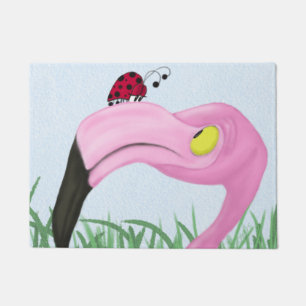Felpudo Fiona El Flamingo Y El Ladybug