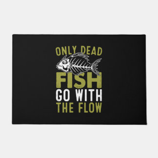 Felpudo Fisher Gift Fish Go With The Flow