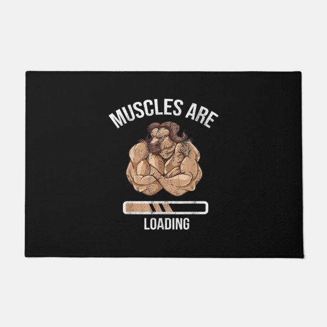 Felpudo Fitness Muscle Carga de bullock Ox Sport Gym (Anverso)