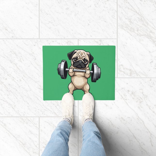 Felpudo Fitness Pug (Interior)
