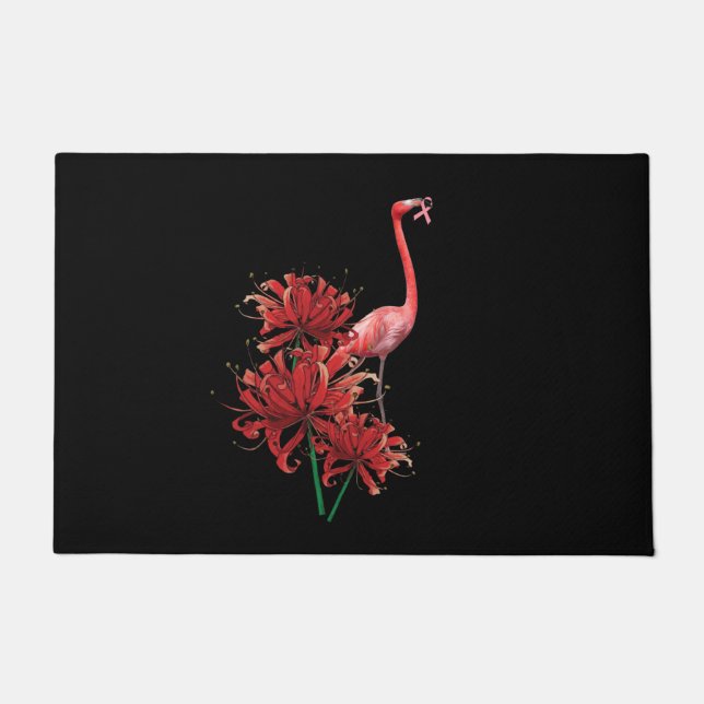 Felpudo Flamingo rosa (Anverso)