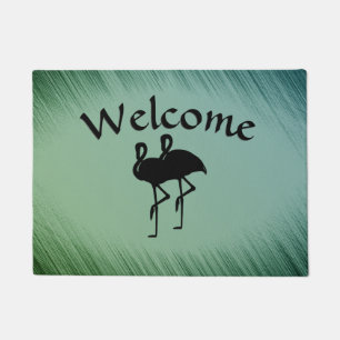 Felpudo Flamingo Welcome Mat
