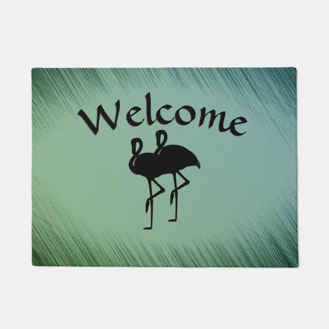 Felpudo Flamingo Welcome Mat (Anverso)