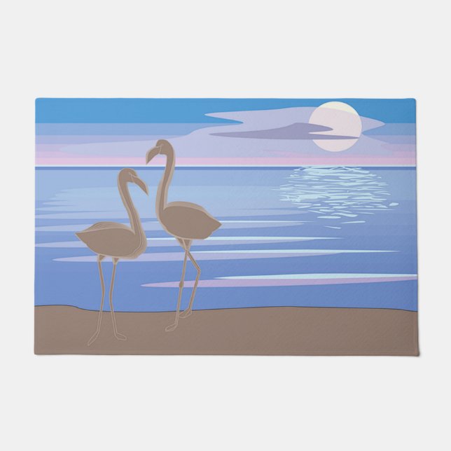 Felpudo Flamingos (Anverso)