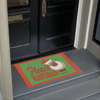 Felpudo Fleece Navidad Doormat