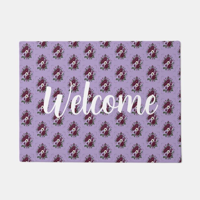 Felpudo Fleurs de Violettes (Anverso)