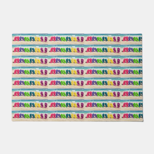 FELPUDO ***FLIP FLORES GALORE** DOORMAT (Anverso)