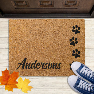 Felpudo Floormat de impresión de garra - Placemat de tazón