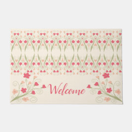 Felpudo Flor artística con patrón