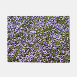 Felpudo Flor de árbol jacarandá azul morado