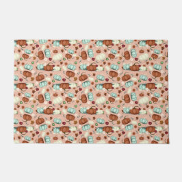 Felpudo Flor de calabaza de otoño