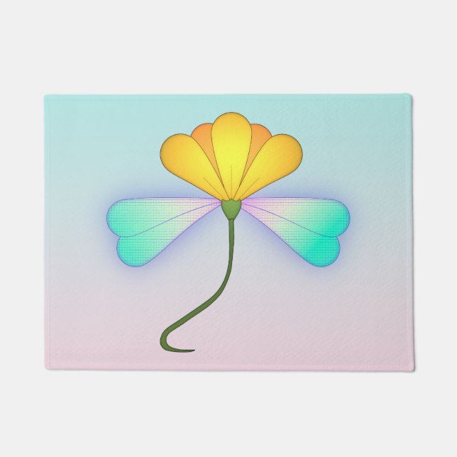 Felpudo Flor de dragón irlandesa (Anverso)