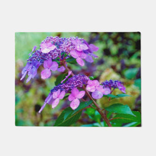 Felpudo Flor de Hortensia Morada Twist and Shout