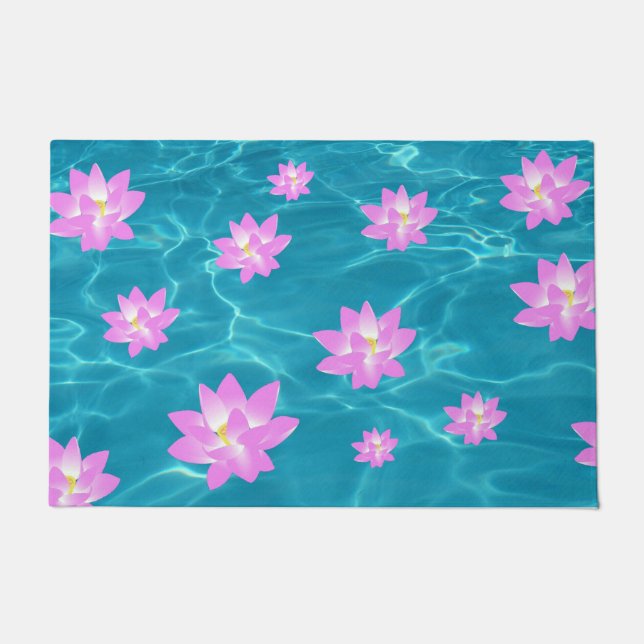Felpudo Flor de Lotus (Anverso)
