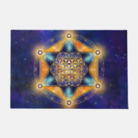 Flor de vida Estrella Merkaba - Geometría sagrada