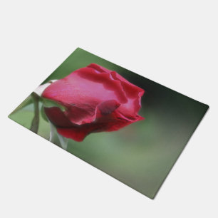 Felpudo Flor plegable rosebuda roja