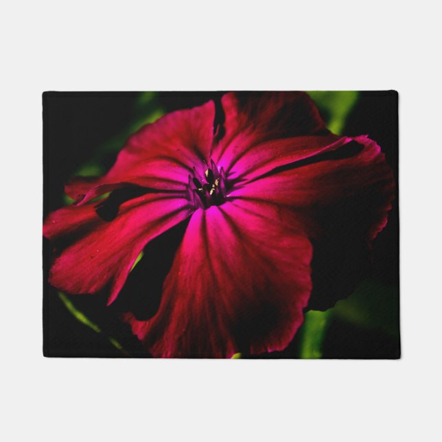 Felpudo Flor violeta dmcnm (Anverso)