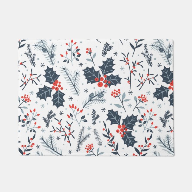 Felpudo Flora de invierno (Anverso)