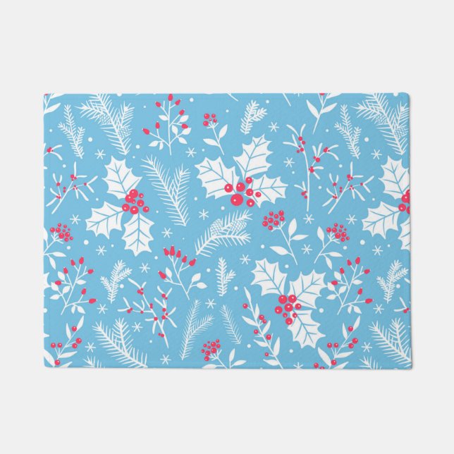 Felpudo Flora de invierno 2 (Anverso)