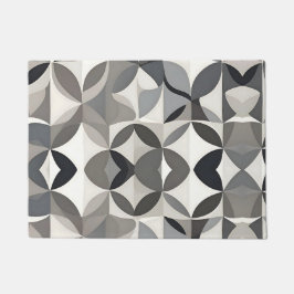 Felpudo Flora gris elegante moderna