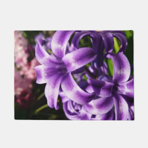 Felpudo Floral azul de Hyacinto I primavera