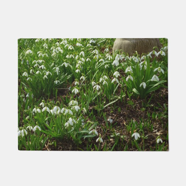 Felpudo Floral de primavera (Galanthus) (Anverso)