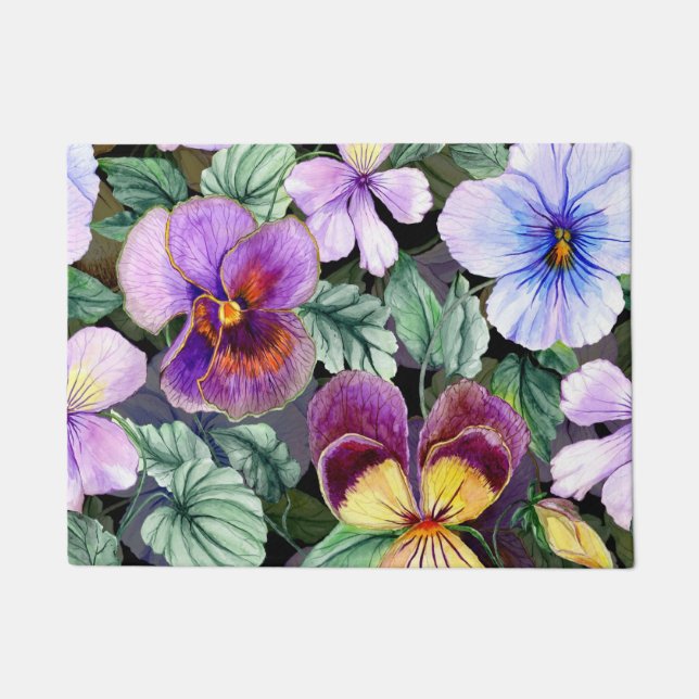 Felpudo Floral estética (Anverso)