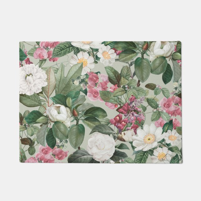 Felpudo Floral estética (Anverso)