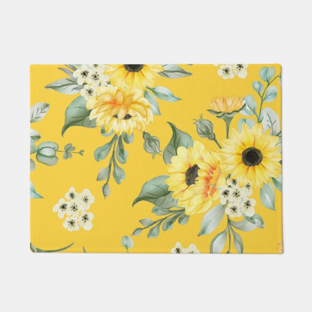 Felpudo Floral estética (Anverso)