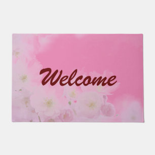Felpudo Floral rosa moderno profesional Minimalista