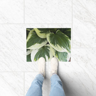 Felpudo Floral vegetal Hosta Variada