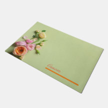 floral verde y rosa moderno personalizado