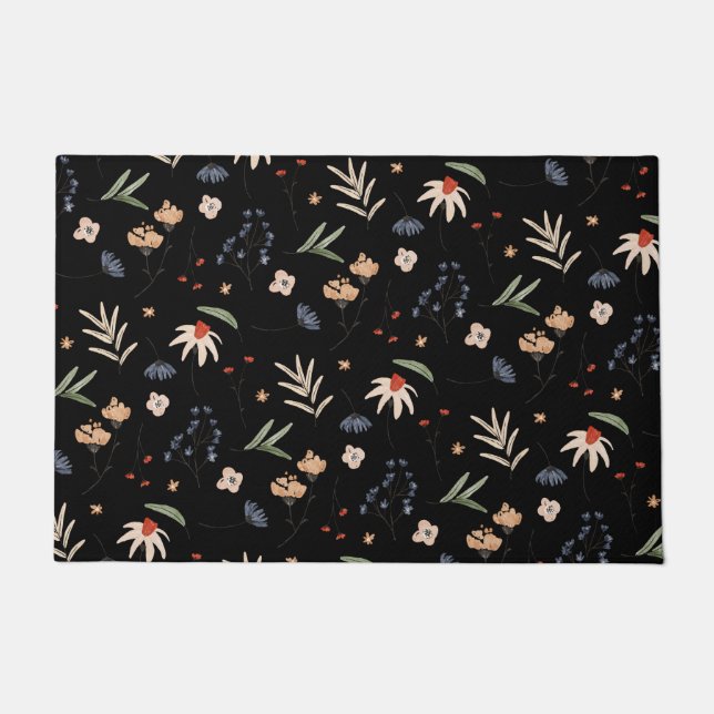 Felpudo Flores acuáticas simples 1 (Anverso)