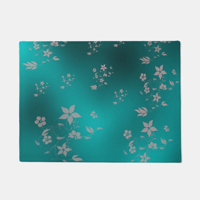 Felpudo Flores asiáticas delgadas (Anverso)