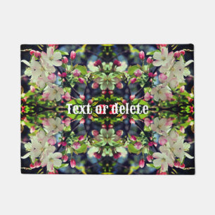 Felpudo Flores de arce de primavera personalizadas